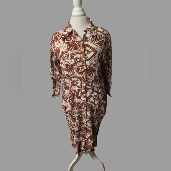 VINTAGE 80’s/90’s unbranded abstract dress - Picture 1 of 8